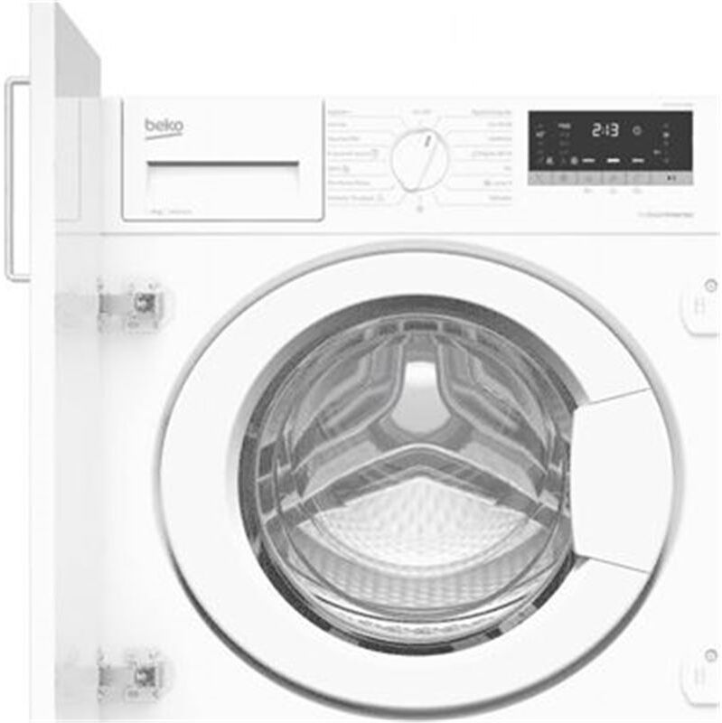 Beko witv 8712 xw0 lavadora integración prosmart r 8kg 1400rpm