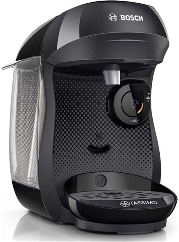 Bosch tas1002v cafetera de cápsulas tassimo happy/ negra/ incluye descuento 10 euros