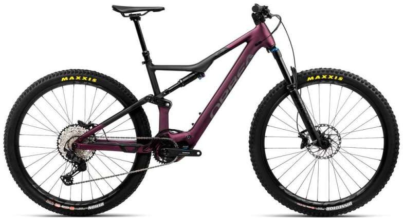 Orbea Bicicleta Eléctrica De Montaña - Rise H20 - 2023 - Metallic Mulberry - Black (Matt)