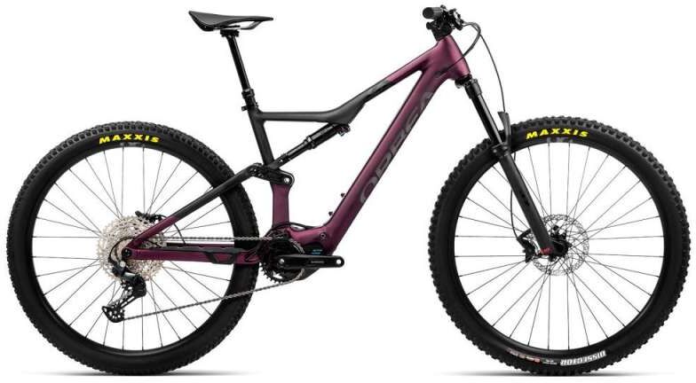 Orbea Bicicleta Eléctrica De Montaña - Rise H30 - 2023 - Metallic Mulberry - Black (Matt)