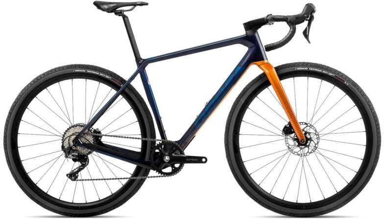 Orbea Terra M30 Team 1x - Grx Rx812 Bicicleta Gravel - 2023 - Blue Carbon / Leo Orange