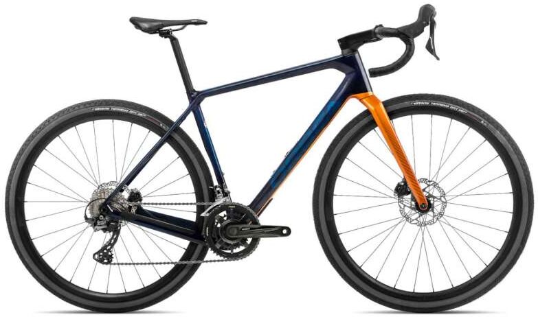 Orbea Terra M30 Team - Grx Rx810 Bicicleta Gravel - 2023 - Blue Carbon / Leo Orange