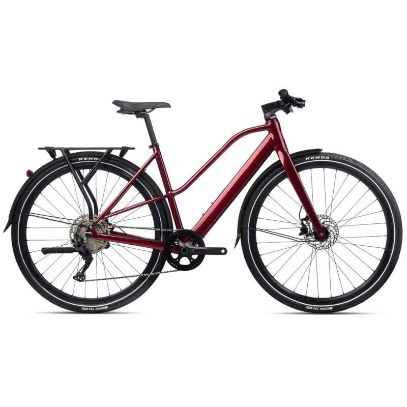 Orbea Vibe Mid H30 Eq Bicicleta Urbana Eléctrica Para Mujeres - 2022 - Metallic Dark Red (Gloss)