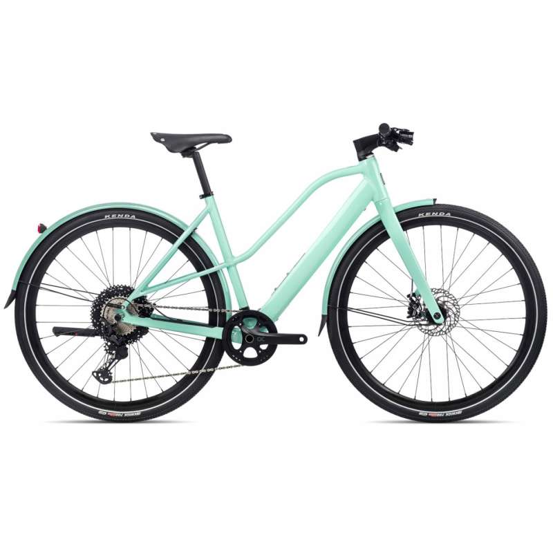 Orbea Vibe MID H10 MUD Bicicleta urbana eléctrica para Mujer - 2022 - Light Green (Gloss)