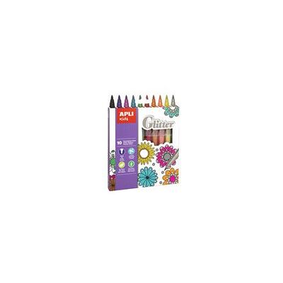 Apli Pack De 10 Rotuladores Glitter Apli Pack De 10 Rotuladores Glitter