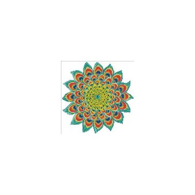 Diamond Dotz Mandala de Pavo Real - Lienzo Decorativo Diamond Dotz Mandala de Pavo Real - Lienzo Decorativo