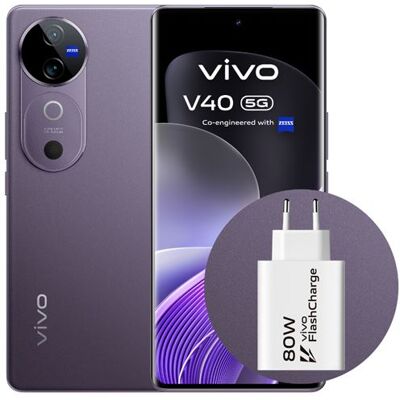 Vivo V40 5G Nebula Purple - Teléfono inteligente Vivo V40 5G Nebula Purple - Teléfono inteligente