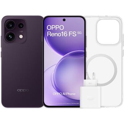 Bundle Oppo Reno 16 Fs 5g 6,57" 512gb Negro + Funda + Cargador Supervooc 45w Bundle Oppo Reno 16 Fs 5g 6,57" 512gb Negro + Funda + Cargador Supervooc 45w