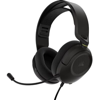 Auriculares Gaming Con Cable Corsair Hs35 V3 Negro Para Pc Auriculares Gaming Con Cable Corsair Hs35 V3 Negro Para Pc