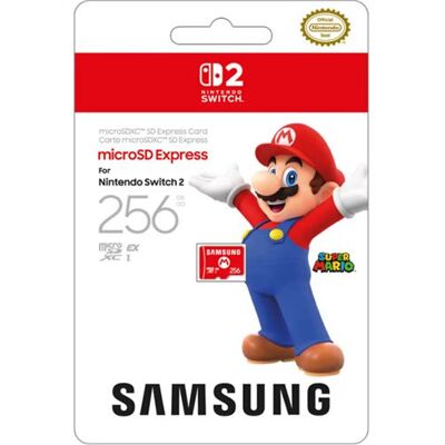 Tarjeta Micro Sd Express Samsung 256gb Para Nintendo Switch 2 Tarjeta Micro Sd Express Samsung 256gb Para Nintendo Switch 2