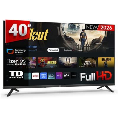 Tv Led 40" Td Systems M40c22tizen Smart Tv Tizen Os 8.0 Negro E Tv Led 40" Td Systems M40c22tizen Smart Tv Tizen Os 8.0 Negro E
