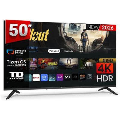 Tv Led 50" Td Systems M50c22tizen Smart Tv 4k Tizen Os 8.0 Negro F Tv Led 50" Td Systems M50c22tizen Smart Tv 4k Tizen Os 8.0 Negro F