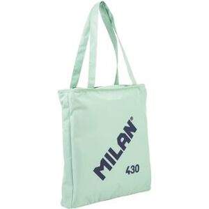 Bolsa De Tela Tote Shopper Milan 430 Serie 1918 Verde Bolsa De Tela Tote Shopper Milan 430 Serie 1918 Verde