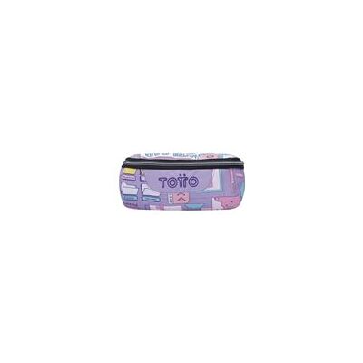 Estuche Escolar Totto Tajalapiz Estampado Ciber Morado Estuche Escolar Totto Tajalapiz Estampado Ciber Morado