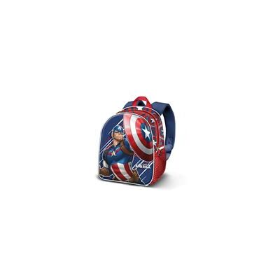 Karactermania Mochila 3d Elite Marvel Capitán América First Azul Karactermania Mochila 3d Elite Marvel Capitán América First Azul