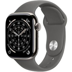 Apple Watch Series 11 Gps + Cellular 42mm Caja Titanio Natural Y Correa Deportiva Gris Piedra - Talla M/l Apple Watch Series 11 Gps + Cellular 42mm Caja Titanio Natural Y Correa Deportiva Gris Piedra - Talla M/l