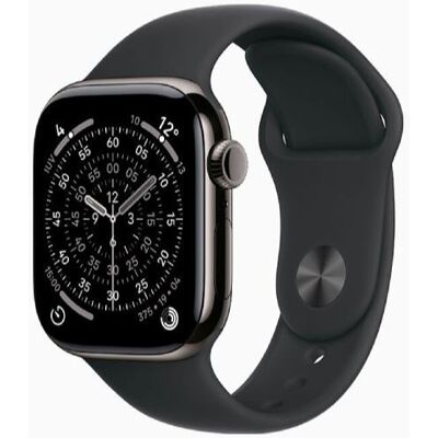 Apple Watch Series 11 Gps + Cellular 42mm Caja Titanio Pizarra Y Correa Deportiva Negro - Talla M/l Apple Watch Series 11 Gps + Cellular 42mm Caja Titanio Pizarra Y Correa Deportiva Negro - Talla M/l