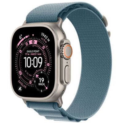 Apple Watch Ultra 3 Gps + Cellular 49mm Caja Titanio Natural Y Correa Alpine Loop Azul Claro - Talla S Apple Watch Ultra 3 Gps + Cellular 49mm Caja Titanio Natural Y Correa Alpine Loop Azul Claro - Talla S