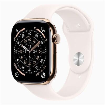 Apple Watch Series 11 Gps + Cellular 46mm Caja Titanio Oro Y Correa Deportiva Rubor Claro - Talla S/m Apple Watch Series 11 Gps + Cellular 46mm Caja Titanio Oro Y Correa Deportiva Rubor Claro - Talla S/m