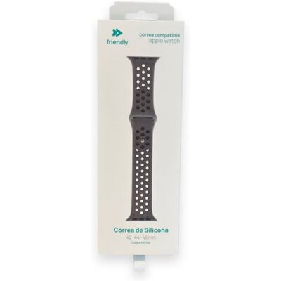 Correa De Silicona Friendly Caqui Militar Para Apple Watch 42/44/45mm Correa De Silicona Friendly Caqui Militar Para Apple Watch 42/44/45mm