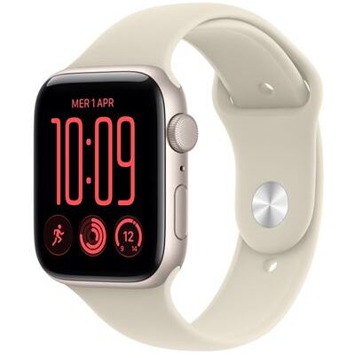 Apple Watch Se 3 (3ª Generación) (gps) - Caja De Aluminio En Blanco Estrella De 44 Mm - Correa Deportiva Color Arena - Talla S/m Apple Watch Se 3 (3ª Generación) (gps) - Caja De Aluminio En Blanco Estrella De 44 Mm - Correa Deportiva Color Arena - Talla S/m