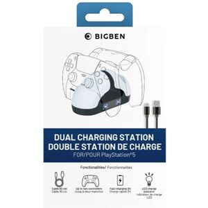 Base De Carga Nacon Para 2 Mandos Dualsense Ps5 Base De Carga Nacon Para 2 Mandos Dualsense Ps5