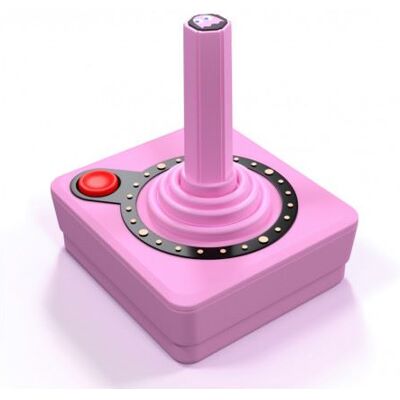 Mando Inalámbrico Atari Cx40+ Edicion Pac-man Rosa Mando Inalámbrico Atari Cx40+ Edicion Pac-man Rosa