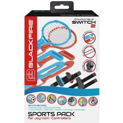 Sport Pack 14 En 1 Blackfire Para Nintendo Switch 2 Sport Pack 14 En 1 Blackfire Para Nintendo Switch 2