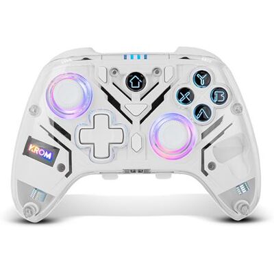 Mando Inalámbrico Krom Krystal Rgb Multiplataforma Mando Inalámbrico Krom Krystal Rgb Multiplataforma