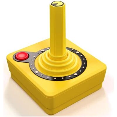 Mando Inalámbrico Atari Cx40+ Edicion Pac-man Amarillo Mando Inalámbrico Atari Cx40+ Edicion Pac-man Amarillo