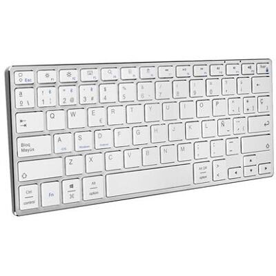 Teclado Bluetooth Subblim 3adc200 Plata Teclado Bluetooth Subblim 3adc200 Plata