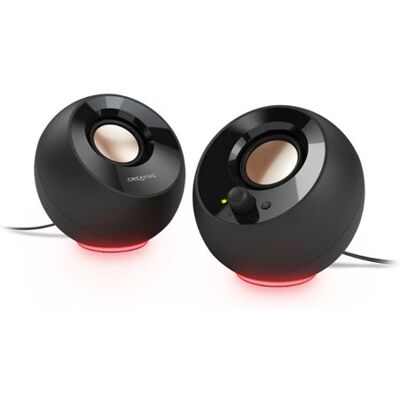 Altavoces Creative Pebble Se 2.0 Rgb Para Pc Negro Altavoces Creative Pebble Se 2.0 Rgb Para Pc Negro