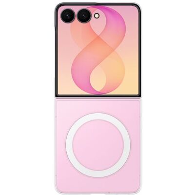 Funda Magnética De Silicona Samsung Transparente Para Galaxy Z Flip8 Funda Magnética De Silicona Samsung Transparente Para Galaxy Z Flip8
