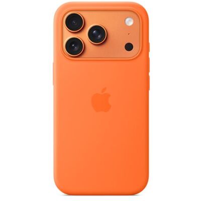 Funda De Silicona Apple Con Magsafe Naranja Para Iphone 17 Pro Funda De Silicona Apple Con Magsafe Naranja Para Iphone 17 Pro