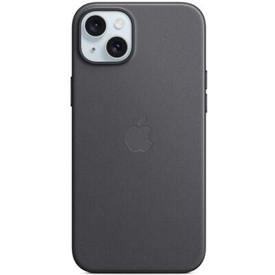 Funda De Trenzado Fino Apple Negra Con Magsafe Para Iphone 15 Plus Funda De Trenzado Fino Apple Negra Con Magsafe Para Iphone 15 Plus