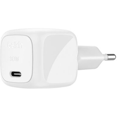 Cargador De Pared Compacto Belkin Boostcharge Usb-c Power Delivery 30w Blanco Cargador De Pared Compacto Belkin Boostcharge Usb-c Power Delivery 30w Blanco