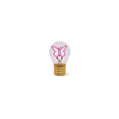 Legami Bulb Fiction Butterfly Lightbulb Shaped Table Lamp - Lámpara de mesa Legami Bulb Fiction Butterfly Lightbulb Shaped Table Lamp - Lámpara de mesa