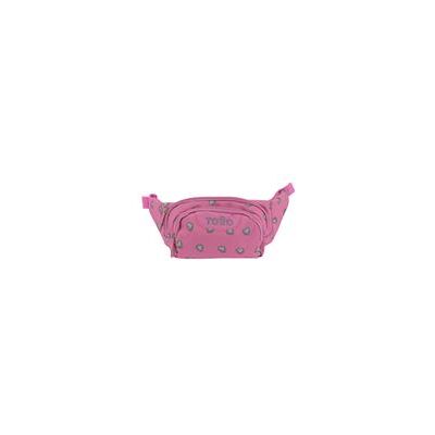 Riñonera Infantil Totto Gancho Corazones Rosa Riñonera Infantil Totto Gancho Corazones Rosa
