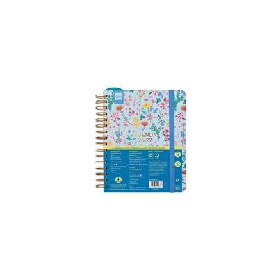 Agenda Curso Finocam Magistral Design Sep 2026 - Ago 2027 4º - 155x212 Mm Semana Vista Horizontal Flowers Español Agenda Curso Finocam Magistral Design Sep 2026 - Ago 2027 4º - 155x212 Mm Semana Vista Horizontal Flowers Español