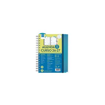 Agenda Curso Finocam Magistral Personalizable Sep 2026 - Ago 2027 4º - 155x212 Mm Semana Vista Horizontal Azul Español Agenda Curso Finocam Magistral Personalizable Sep 2026 - Ago 2027 4º - 155x212 Mm Semana Vista Horizontal Azul Español