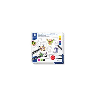 Set Con 7 Rotuladores Permanentes Staedtler Lumocolor Art Diy Pegatinas Puntas F,m Set Con 7 Rotuladores Permanentes Staedtler Lumocolor Art Diy Pegatinas Puntas F,m