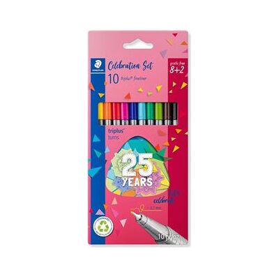 10 Rotuladores Staedtler Fineliner Triplus Surtido 10 Rotuladores Staedtler Fineliner Triplus Surtido