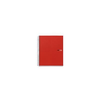 Cuaderno A4 Miquelrius Rojo Cuadrícula Cuaderno A4 Miquelrius Rojo Cuadrícula
