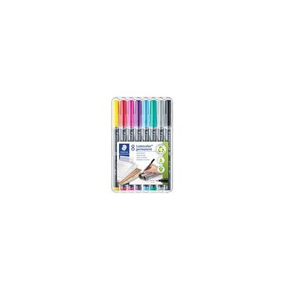 Estuche 8 Rotuladores Permanentes F Staedtler Lumocolor 318 Estuche 8 Rotuladores Permanentes F Staedtler Lumocolor 318