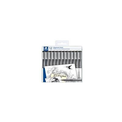 Estuche 12 Rotuladores Calibrados Staedtler Pigment Liner 308-9 Estuche 12 Rotuladores Calibrados Staedtler Pigment Liner 308-9