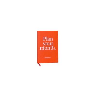 Planificador Perpetuo Octagon Design A5 Plan Your Month Mes Visto Naranja Planificador Perpetuo Octagon Design A5 Plan Your Month Mes Visto Naranja