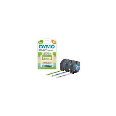 Blister Cintas Dymo Letratag De Plástico 3 Colores Pastel Blister Cintas Dymo Letratag De Plástico 3 Colores Pastel