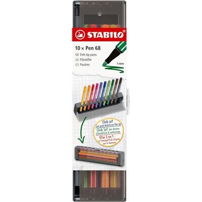 Pack De 10 Stabilo Pen 68 Pack De 10 Stabilo Pen 68