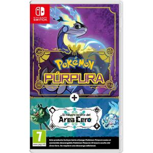 Pokémon Púrpura + Expansión Tesoro Oculto Area Cero Nintendo Switch Pokémon Púrpura + Expansión Tesoro Oculto Area Cero Nintendo Switch