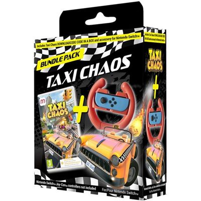 Tesura Games Taxi Chaos Racing Wheel Bundle Pack Nintendo Switch - Código De Descarga Tesura Games Taxi Chaos Racing Wheel Bundle Pack Nintendo Switch - Código De Descarga